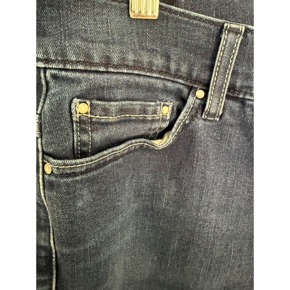 Levi’s 512 Perfectly Slimming Bootcut Jeans 12M Stretch Mid Rise Dark Wash - Picture 3 of 10